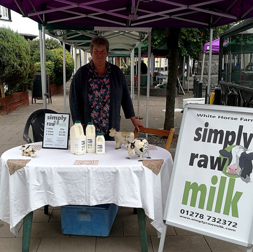 Raw Milk - Simply Raw Milk with Sue at Cullompton Farmers Market